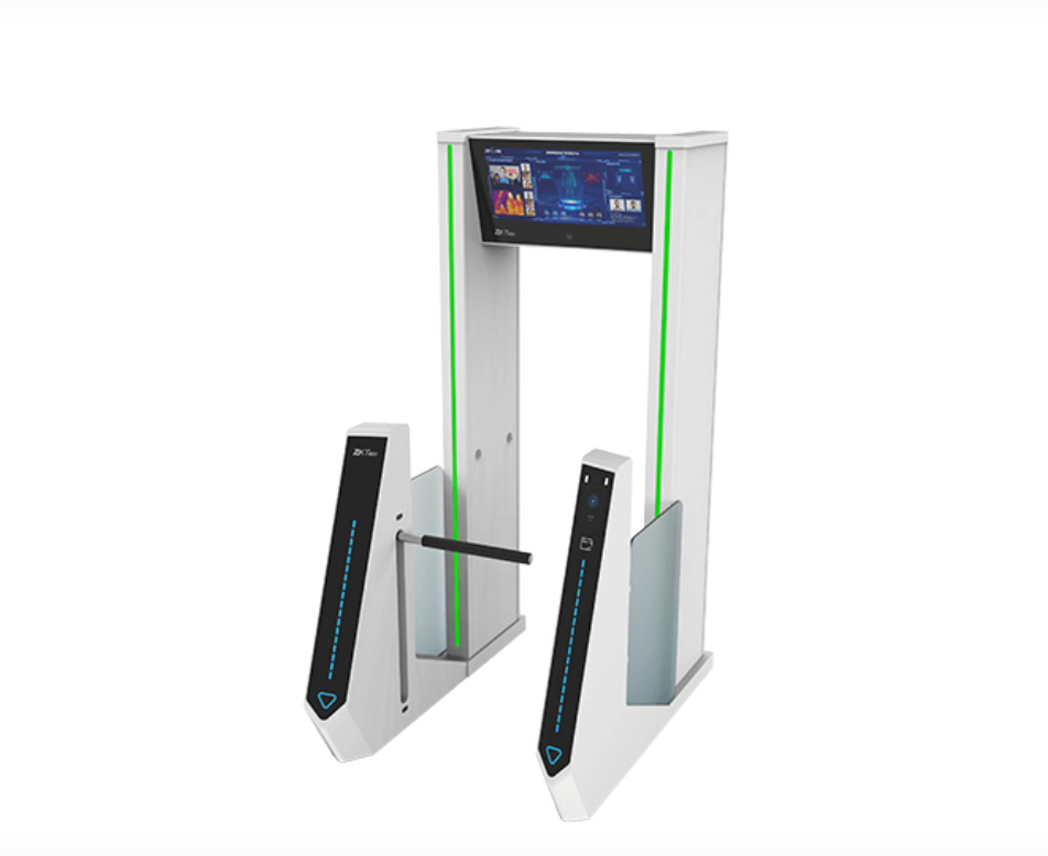 ZK-MD6000 Intelligent Multi-Zone Walk-Though Metal Detector with Temperature Screening