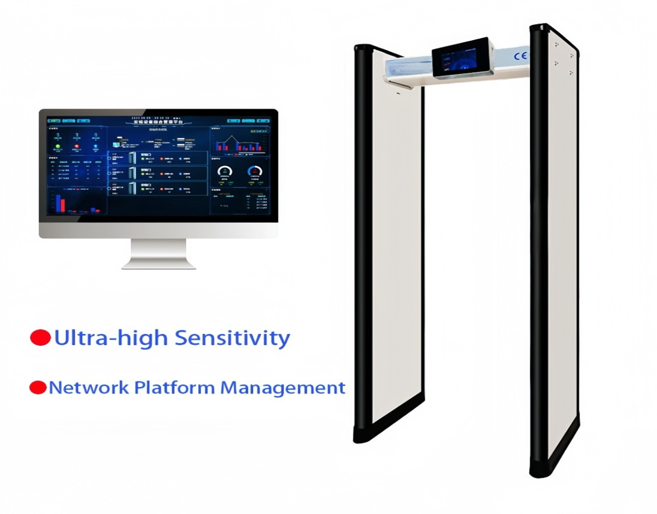 REP M-8 plus walk through metal detector